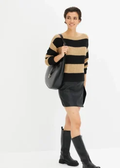 Outlet Gestreifter Strickpullover Damen Bekleidung·Umstandsmode|Bekleidung·Jeans