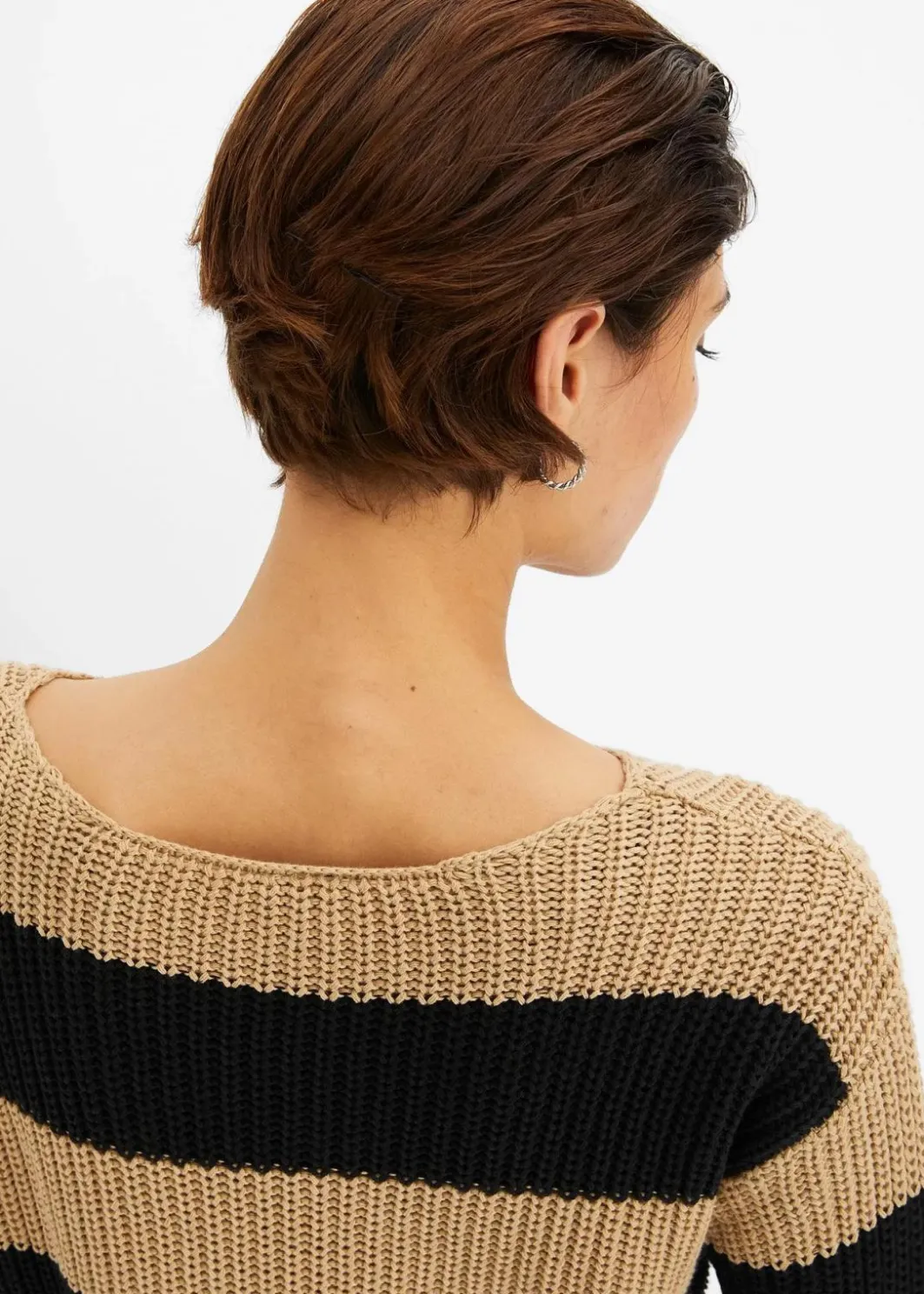 Outlet Gestreifter Strickpullover Damen Bekleidung·Umstandsmode|Bekleidung·Jeans