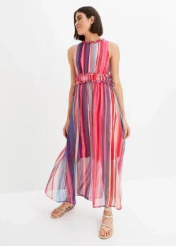 Damen bonprix Kleider|Nachhaltigere Materialien|Gestreiftes Maxikleid