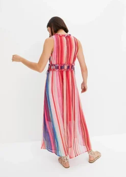 Damen bonprix Kleider|Nachhaltigere Materialien|Gestreiftes Maxikleid