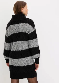 Damen bonprix Bekleidung·Umstandsmode|Bekleidung·Pullover & Strickjacken|Gestreiftes Strickkleid