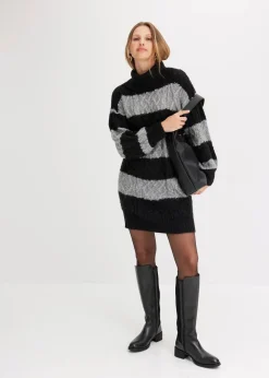 Damen bonprix Bekleidung·Umstandsmode|Bekleidung·Pullover & Strickjacken|Gestreiftes Strickkleid