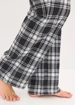 Damen bonprix Wäsche·Nachtwäsche|Nachtwäsche|Gewebte Pyjamahose aus Flanell