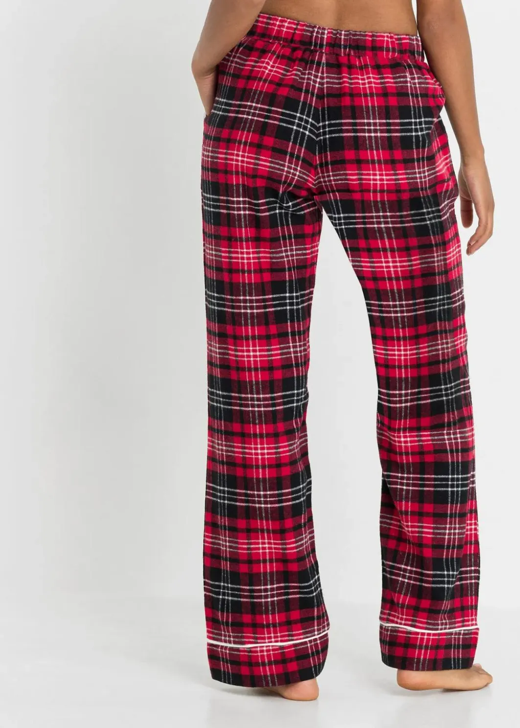Discount Gewebte Pyjamahose aus Flanell Damen Wäsche·Nachtwäsche|Nachtwäsche
