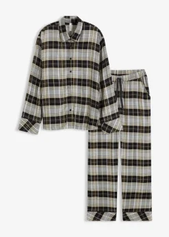 Hot Gewebter Flanell Pyjama Damen Wäsche·Nachtwäsche|Nachtwäsche