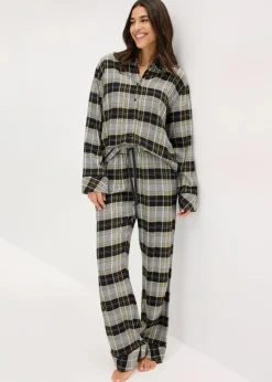 Hot Gewebter Flanell Pyjama Damen Wäsche·Nachtwäsche|Nachtwäsche
