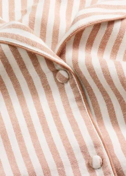 Damen bonprix Nachtwäsche|Wäsche·Nachtwäsche|Gewebter Flanell Pyjama mit Geschenktasche