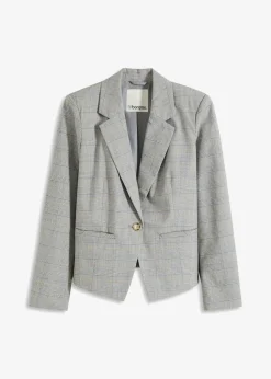 Damen bonprix Blazer|Bekleidung·Basics|Glencheck Blazer