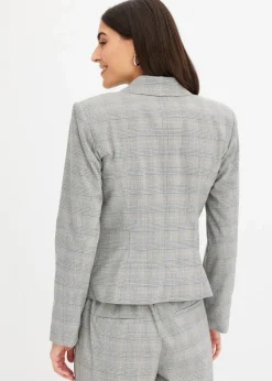Damen bonprix Blazer|Bekleidung·Basics|Glencheck Blazer