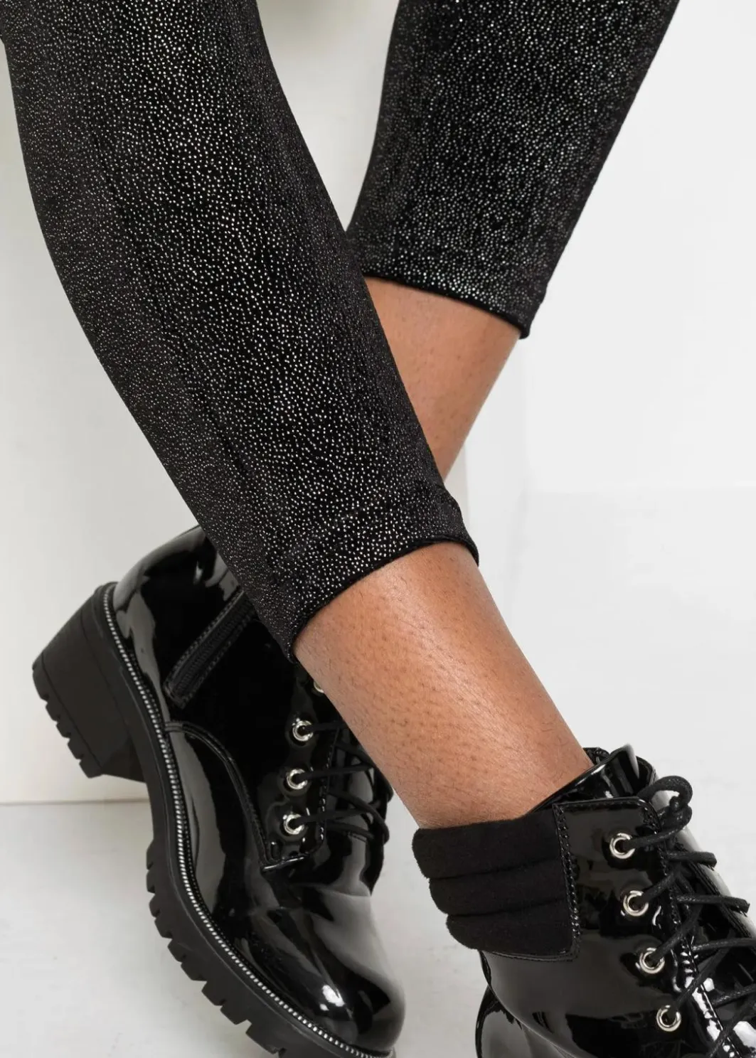 Clearance Glitzer Leggings aus Samt Damen Bekleidung·Kleider|Hosen