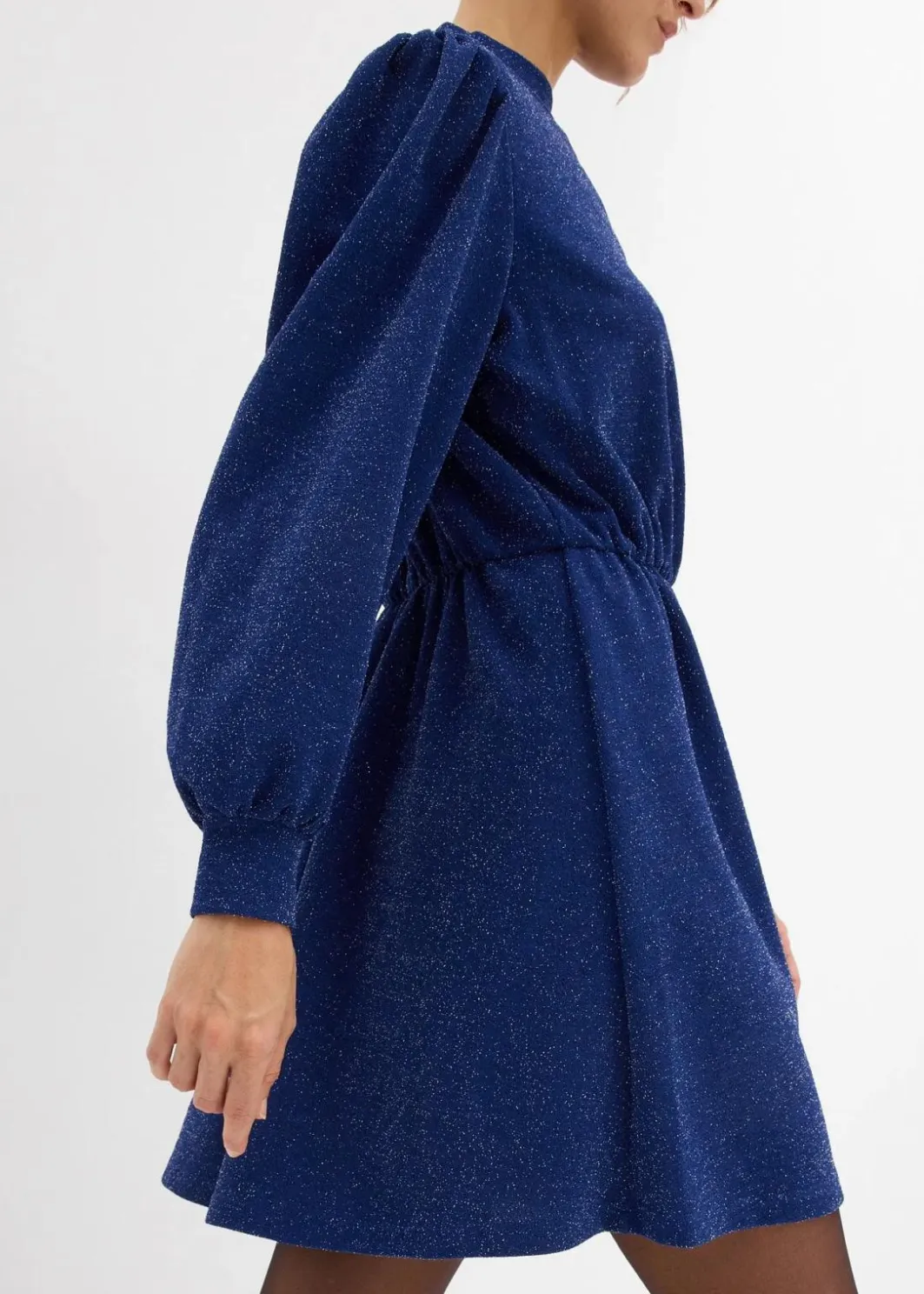 Damen bonprix Bekleidung·Pullover & Strickjacken|Kleider|Glitzerkleid aus fester Interlock-Qualität