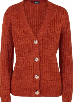 Damen bonprix Bekleidung·Umstandsmode|Bekleidung·Jeans|Grobe Strickjacke mit recycelter Baumwolle