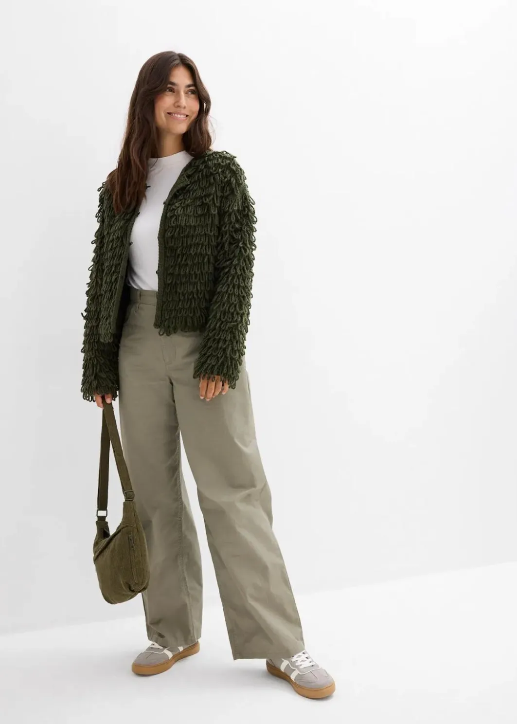 Damen bonprix Bekleidung·Umstandsmode|Bekleidung·Jeans|Grobstrickjacke