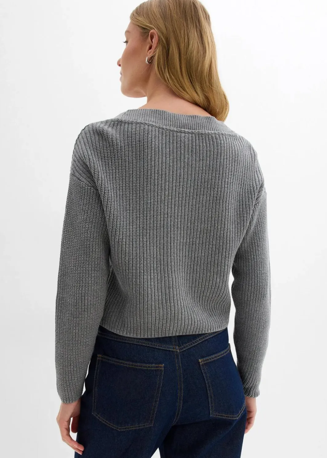 Online Grobstrickjacke aus reiner Baumwolle Damen Bekleidung·Umstandsmode|Strickmode