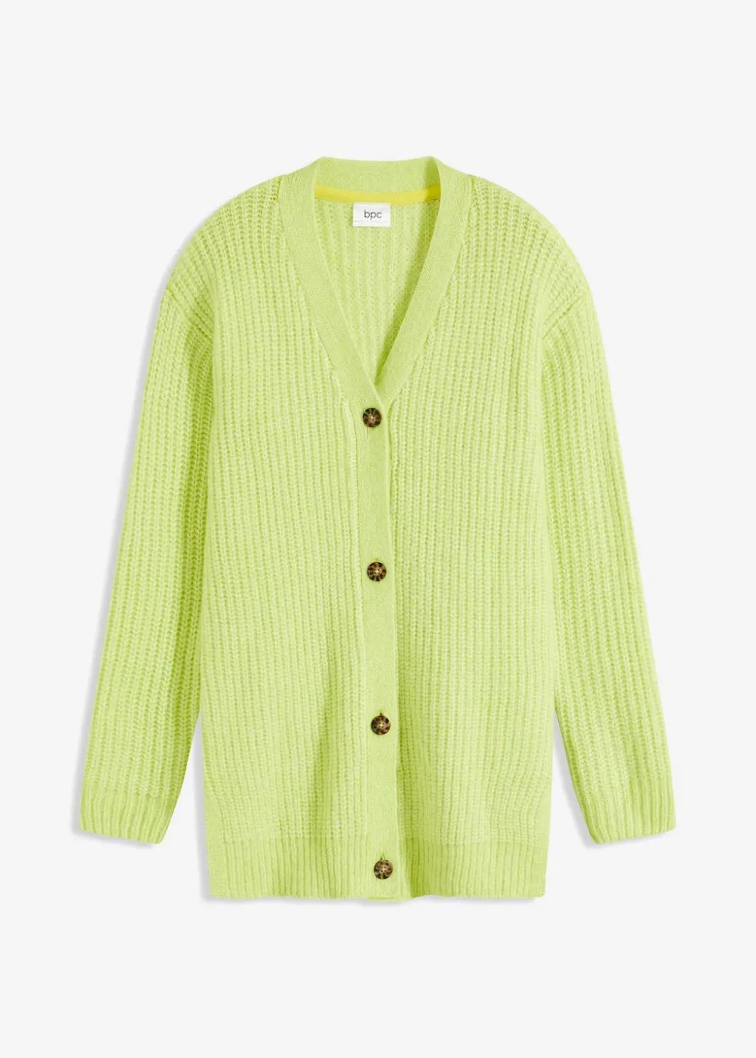 Damen bonprix Bekleidung·Jeans|Pullover & Strickjacken|Grobstrickjacke aus weichem Wollmix