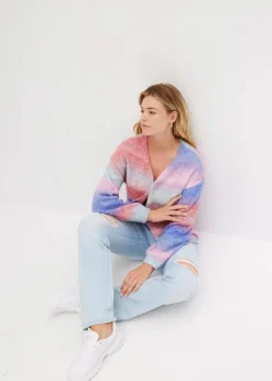 Outlet Grobstrickjacke aus weichem Woll-Mix Damen Bekleidung·Umstandsmode|Strickmode