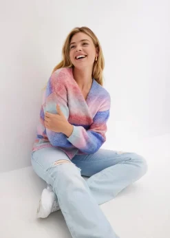 Outlet Grobstrickjacke aus weichem Woll-Mix Damen Bekleidung·Umstandsmode|Strickmode