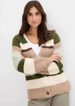 Outlet Grobstrickjacke mit Farbverlauf Damen Pullover & Strickjacken|Strickmode