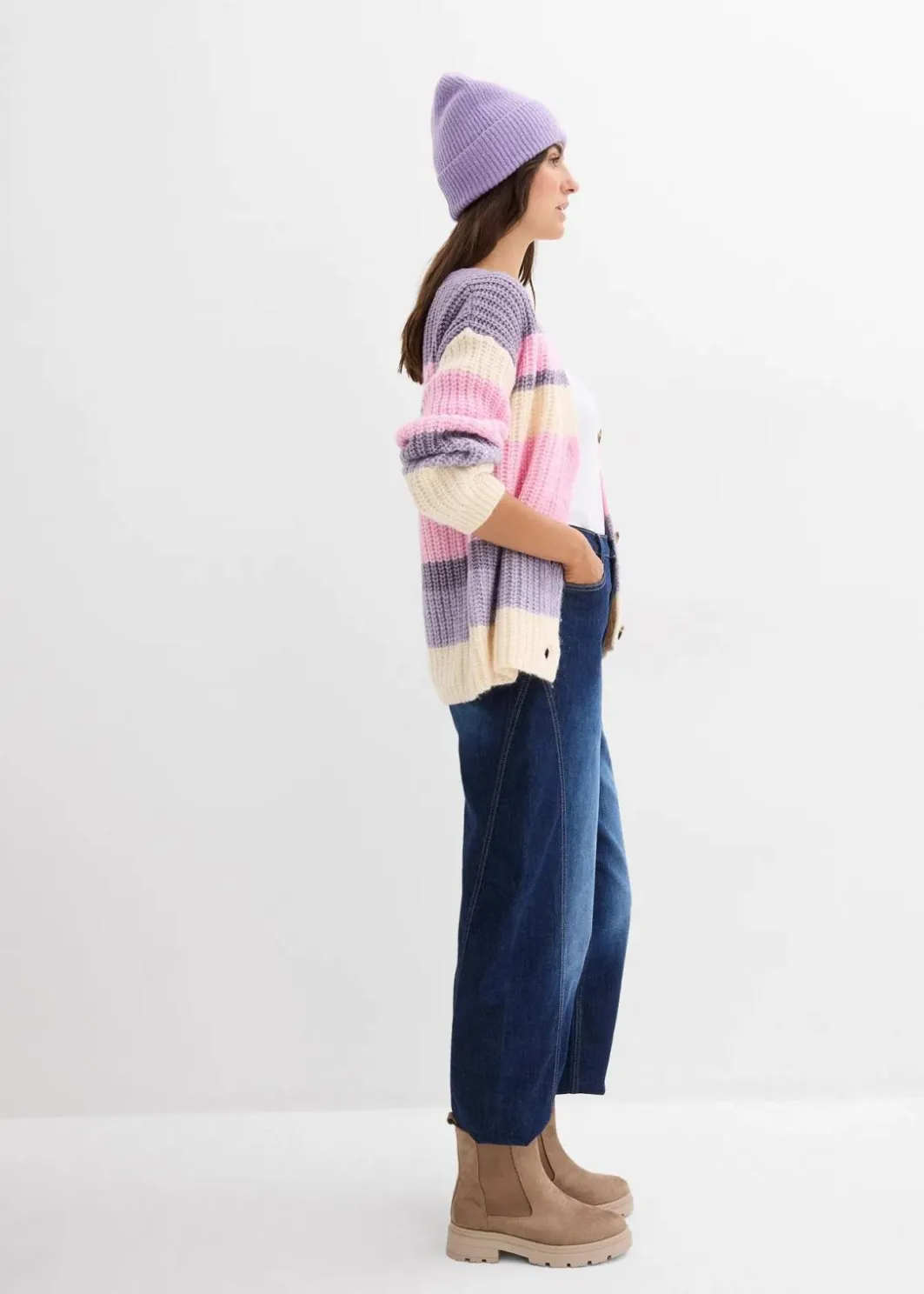 Sale Grobstrickjacke mit Farbverlauf Damen Bekleidung·Umstandsmode|Bekleidung·Jeans