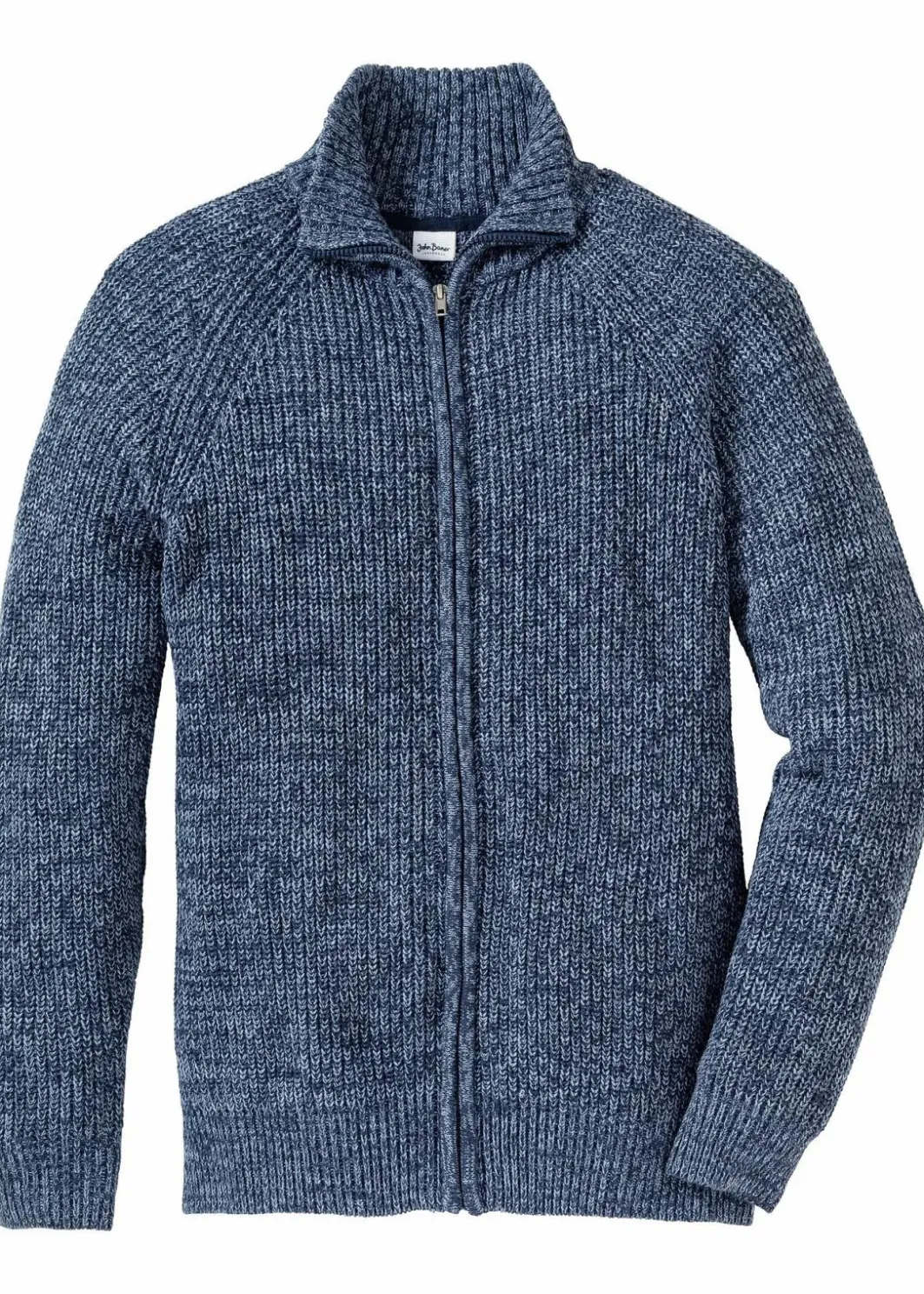 Herren bonprix Große Größen|Pullover & Strickjacken|Grobstrickjacke mit Rippstruktur aus weichem Baumwollmix