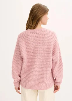 Sale Grobstrickjacke mit Wollanteil Damen Strickmode|Pullover & Strickjacken