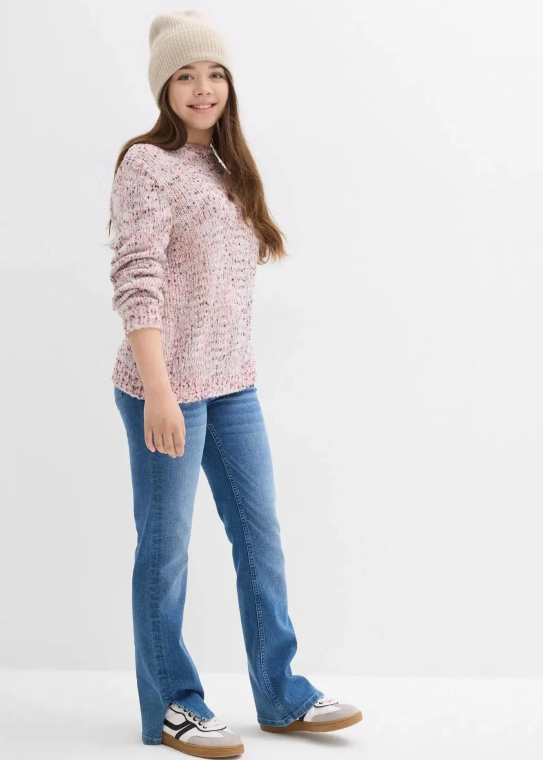Outlet Grobstrick-Pullover Kinder Mädchen 9-16 Jahre·Sweat & Strick