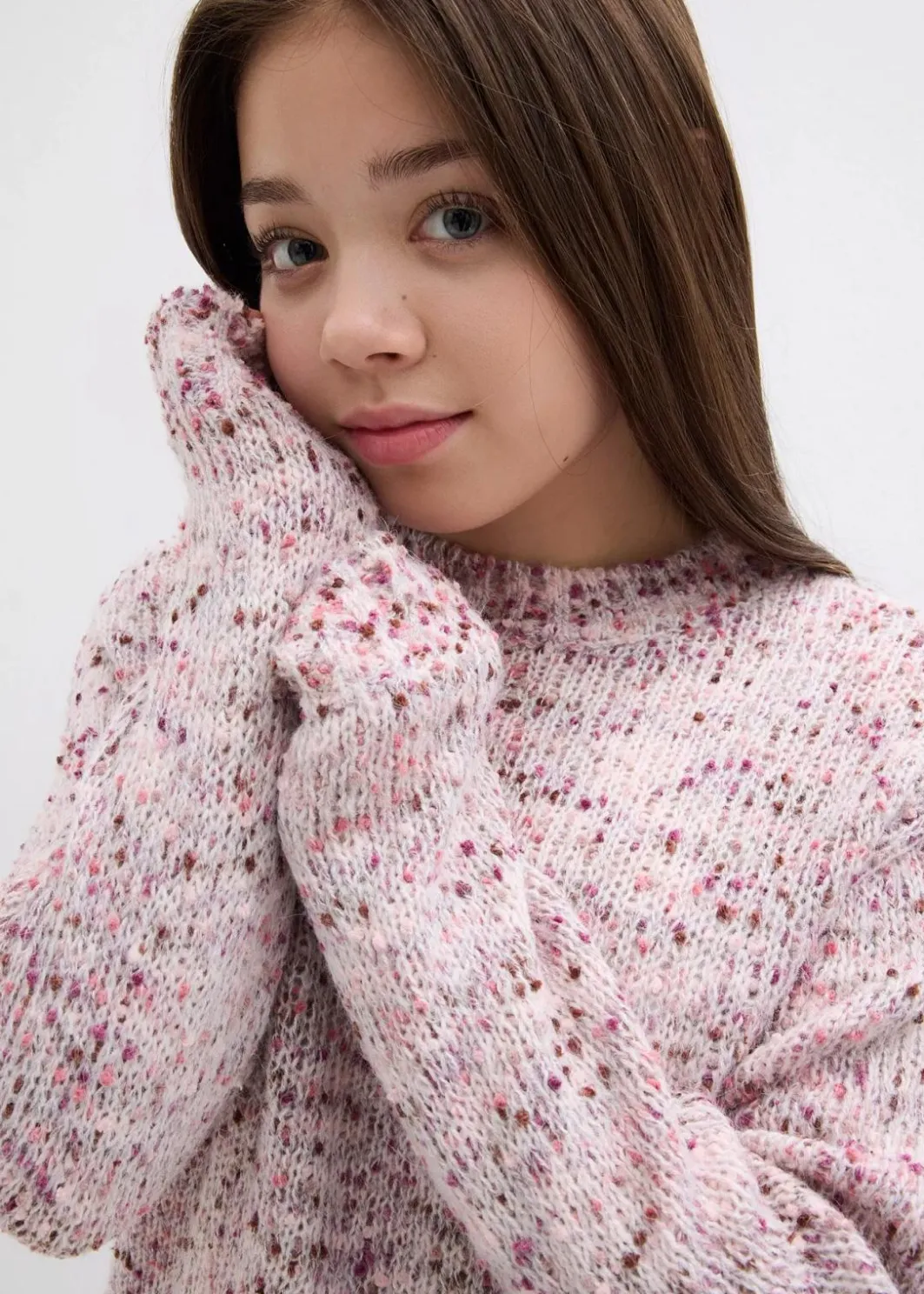 Outlet Grobstrick-Pullover Kinder Mädchen 9-16 Jahre·Sweat & Strick