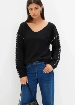 Damen bonprix Bekleidung·Umstandsmode|Bekleidung·Jeans|Grobstrick-Pullover