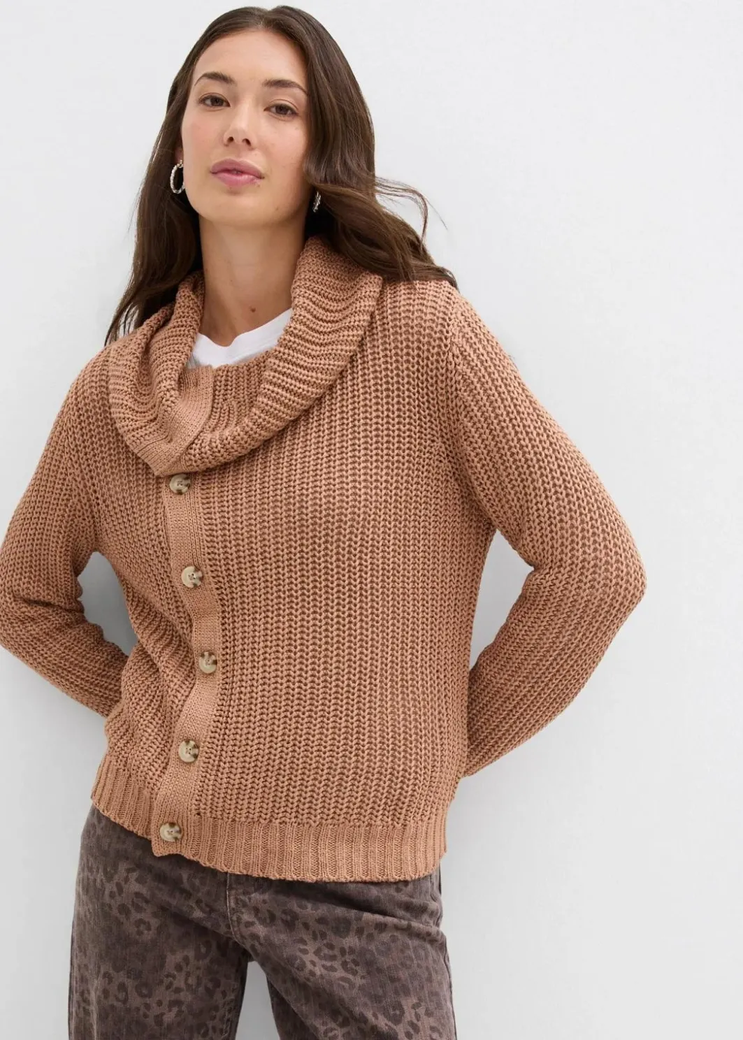 Damen bonprix Bekleidung·Umstandsmode|Bekleidung·Jeans|Grobstrick-Pullover
