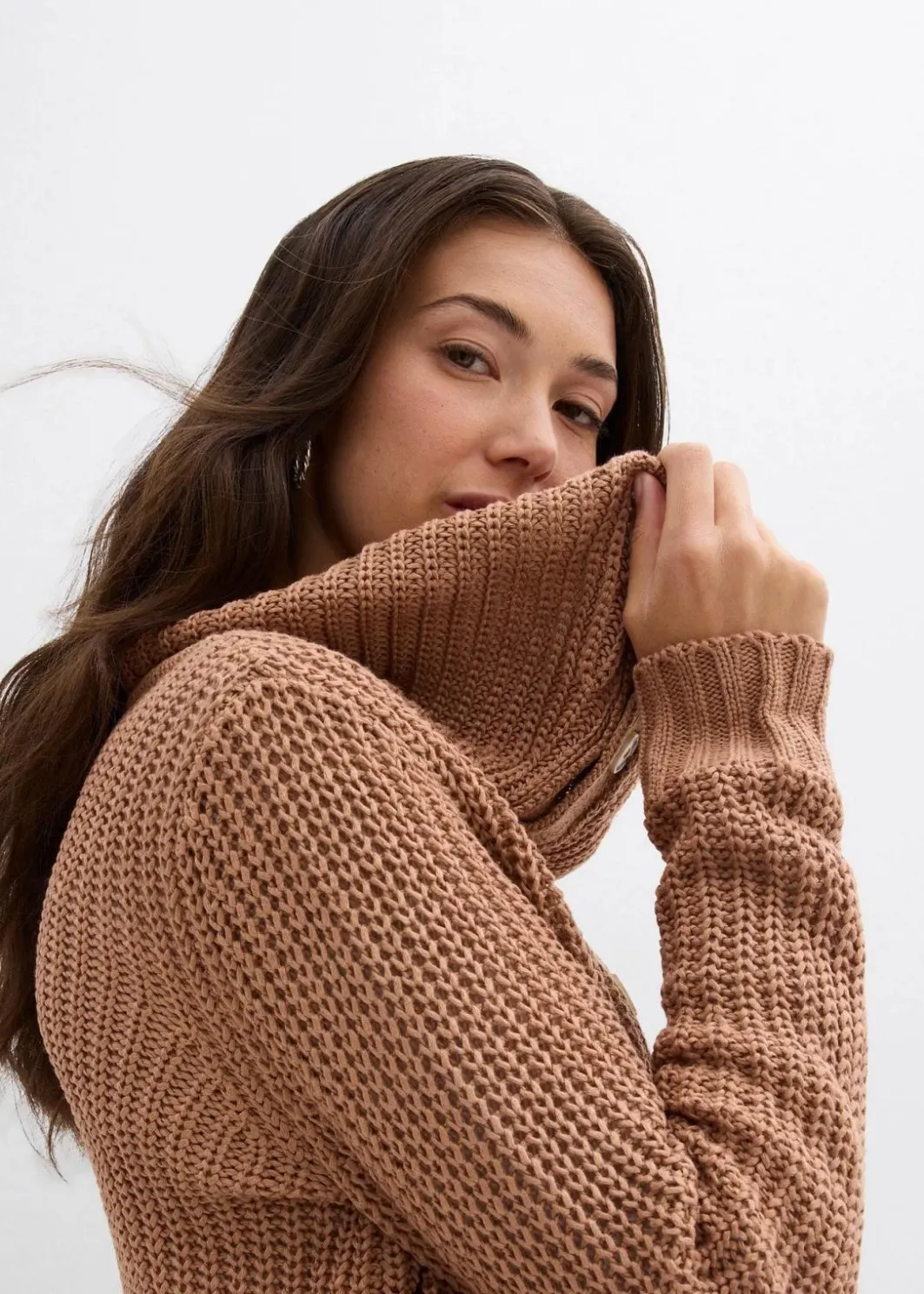 Damen bonprix Bekleidung·Umstandsmode|Bekleidung·Jeans|Grobstrick-Pullover