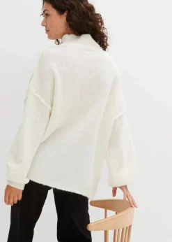 Damen bonprix Strickmode|Pullover & Strickjacken|Grobstrick-Pullover