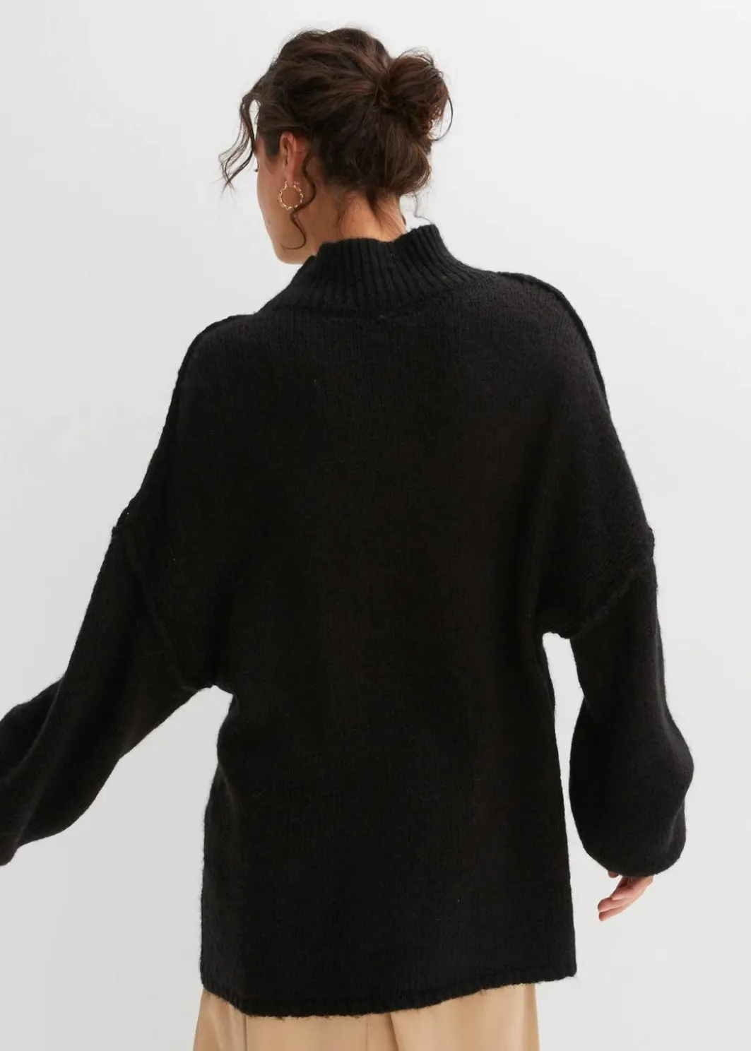 Damen bonprix Strickmode|Pullover & Strickjacken|Grobstrick-Pullover