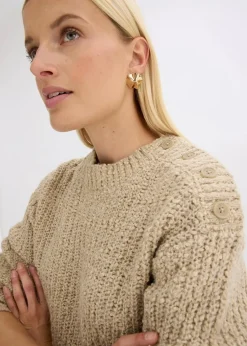 Damen bonprix Bekleidung·Umstandsmode|Bekleidung·Jeans|Grobstrick-Pullover