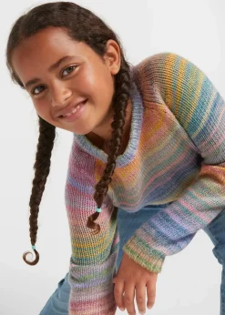 Hot Grobstrick-Pullover Kinder Mädchen 9-16 Jahre·Sweat & Strick