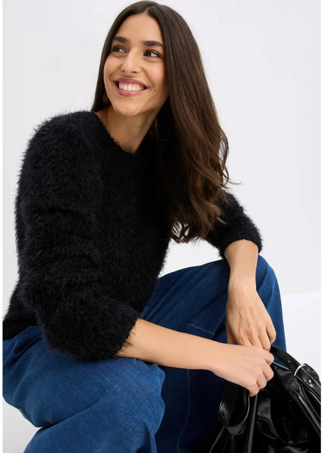 Damen bonprix Bekleidung·Umstandsmode|Strickmode|Grobstrick-Pullover