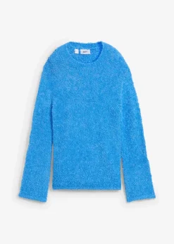 Damen bonprix Bekleidung·Umstandsmode|Bekleidung·Jeans|Grobstrick-Pullover aus kuscheligem Bouclé