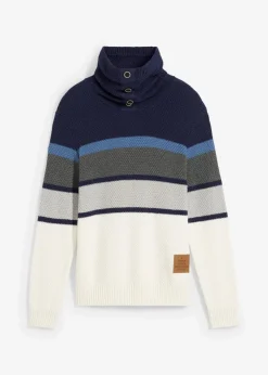 Kinder bonprix Jungen 9-16 Jahre·Sweat & Strick|Grobstrick-Pullover aus reiner Baumwolle