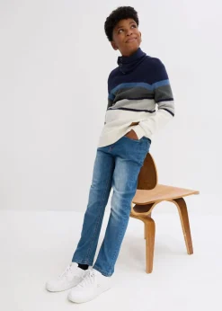 Kinder bonprix Jungen 9-16 Jahre·Sweat & Strick|Grobstrick-Pullover aus reiner Baumwolle