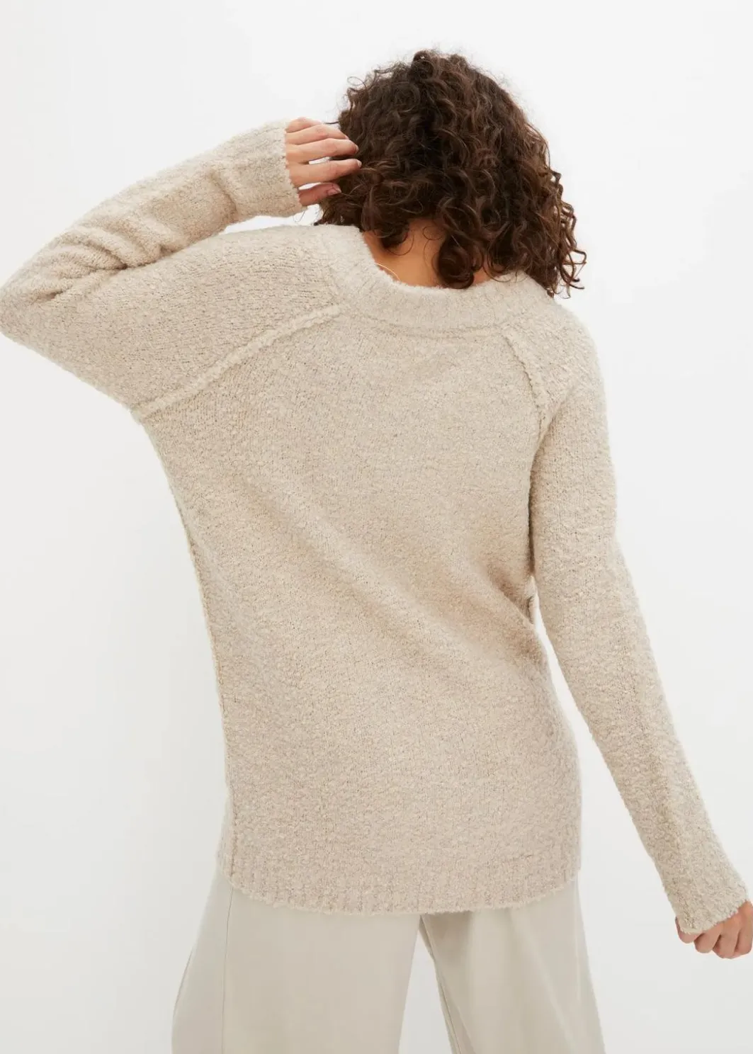 Hot Grobstrick-Pullover aus Teddygarn Damen Bekleidung·Umstandsmode|Bekleidung·Jeans