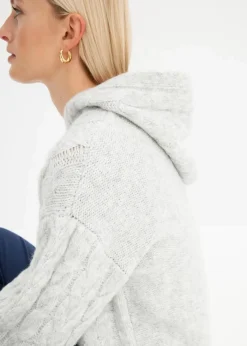 Clearance Grobstrick-Pullover aus weichem Woll-Mix Damen Nachhaltigere Materialien|Pullover & Strickjacken