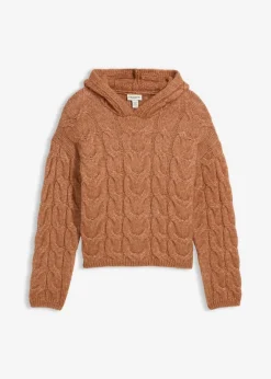 Outlet Grobstrick-Pullover aus weichem Woll-Mix Damen Nachhaltigere Materialien|Pullover & Strickjacken