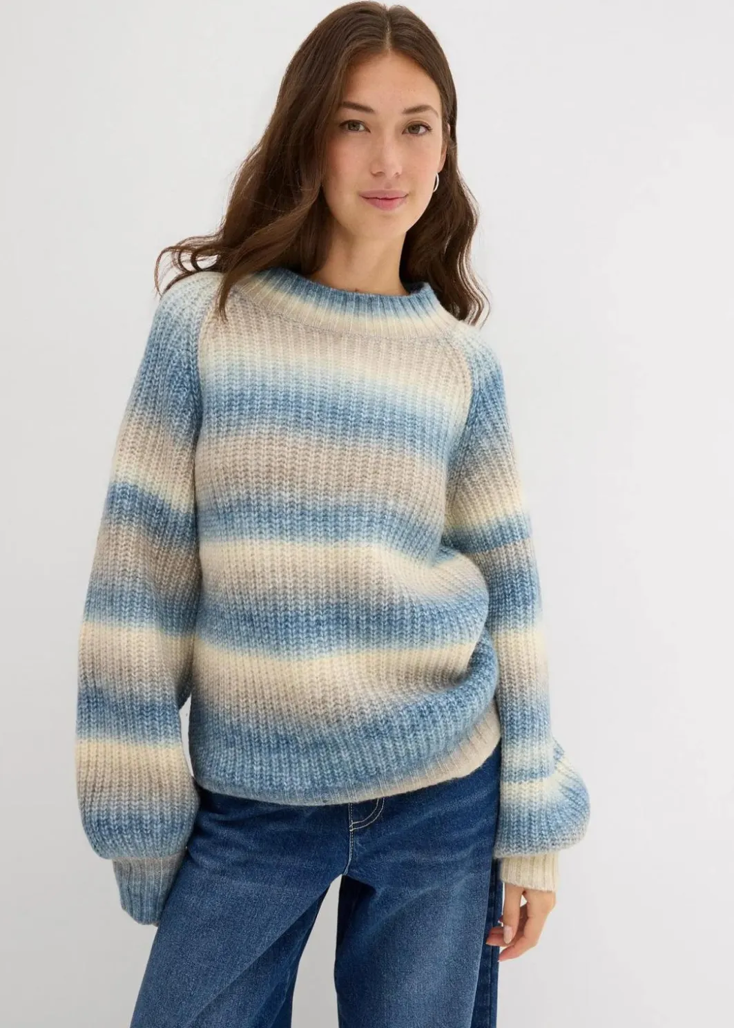Outlet Grobstrick-Pullover aus weichem Woll-Mix Damen Bekleidung·Umstandsmode|Bekleidung·Jeans