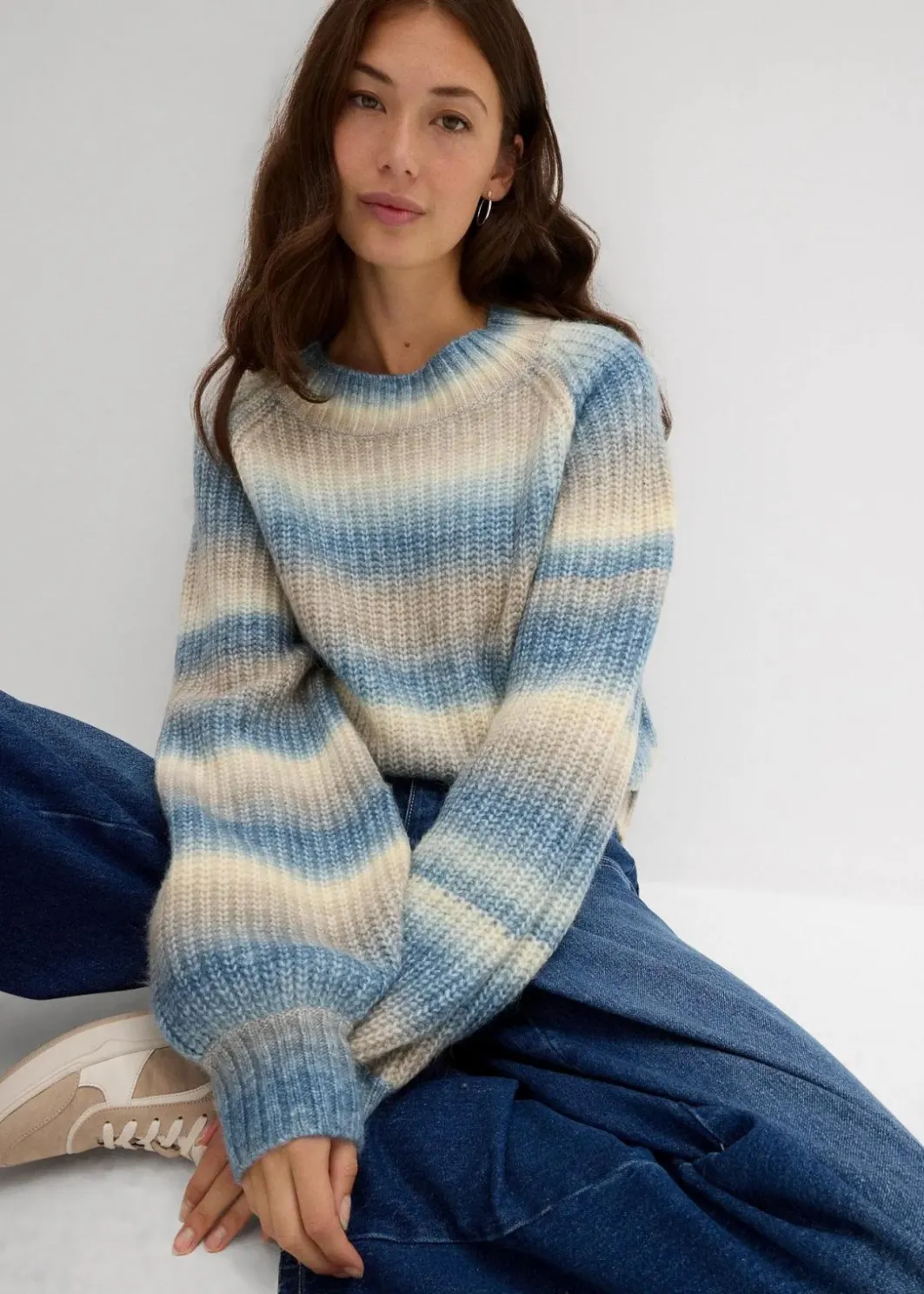 Outlet Grobstrick-Pullover aus weichem Woll-Mix Damen Bekleidung·Umstandsmode|Bekleidung·Jeans