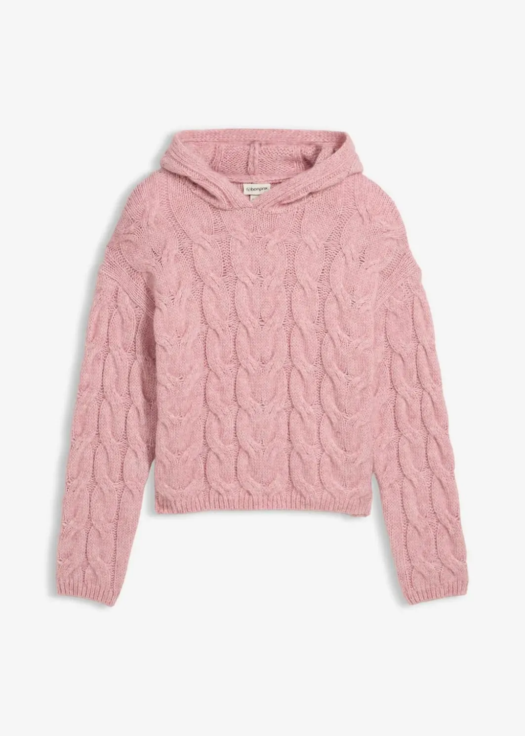 Damen bonprix Strickmode|Pullover & Strickjacken|Grobstrick-Pullover aus weichem Woll-Mix