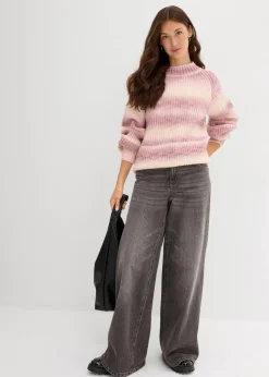 New Grobstrick-Pullover aus weichem Woll-Mix Damen Pullover & Strickjacken|Strickmode