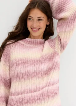 New Grobstrick-Pullover aus weichem Woll-Mix Damen Pullover & Strickjacken|Strickmode