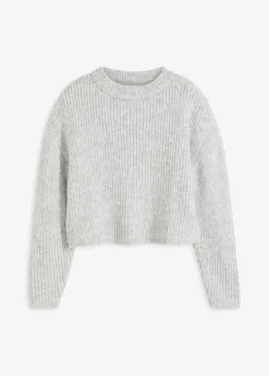 Damen bonprix Bekleidung·Umstandsmode|Bekleidung·Jeans|Grobstrick-Pullover aus weichem Woll-Mix