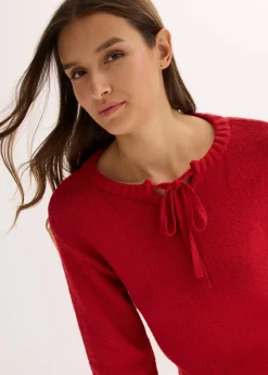 Hot Grobstrick-Pullover mit Bindelösung Damen Bekleidung·Umstandsmode|Bekleidung·Jeans