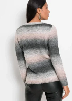Damen bonprix Bekleidung·Umstandsmode|Bekleidung·Jeans|Grobstrick-Pullover mit Farbverlauf