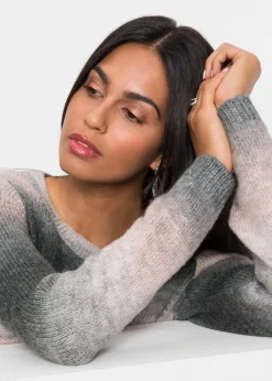 Damen bonprix Bekleidung·Umstandsmode|Bekleidung·Jeans|Grobstrick-Pullover mit Farbverlauf